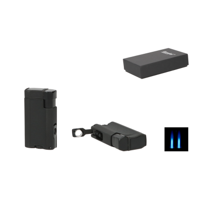 Eurojet Αναπτήρας 2 Jet Black Crackle Με Punch 250085